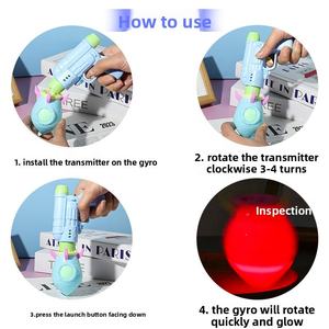 <span class=keywords><strong>Pistolet</strong></span> lumineux fusée lancement haut prix de la maternelle pour enfants intérieur catapulte Gyro <span class=keywords><strong>pistolet</strong></span> jouets éducatifs interactifs - Product Image 3