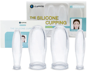 Ensemble de ventouses faciales en silicone de massage anti-âge de qualité alimentaire pour <span class=keywords><strong>acupuncture</strong></span> à ventouses sèches - Product Image 1