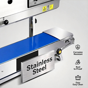 Système de scellage continu industriel FR-150JDEU pour sachets de <span class=keywords><strong>soupe</strong></span> et produits liquides avec machine de scellage commerciale - Product Image 4