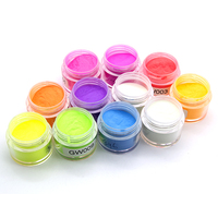 Poudre à ongles professionnelle en gros, séchage rapide, couleur scintillante, poudre à trempage brillante à retirer par trempage