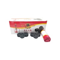 Charbon à chicha étoilé de 35 mm, sans fumée, sans odeur, de haute qualité, à allumage instantané, résistant au feu, vente directe d'usine