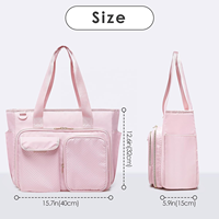 2023 Offre Spéciale enseignant ordinateur portable avec compartiment pour ordinateur portable sac à bandoulière travail fourre-tout mallette d'ordinateur sac d'école décontracté