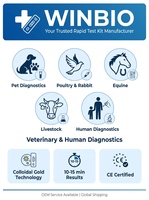 Kit de Prueba Rápida de Anticuerpos para la Tuberculosis Bovina (TB) en Vacas y Ganado MPB70&83 - Clase II, Uso Veterinario en Granjas y Ranchos, 1 Año de Garantía