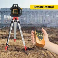 Niveau laser rotatif rouge à nivellement automatique de haute précision 206R avec écran LCD Nivellement automatique 20mw Fukuda Red Beam