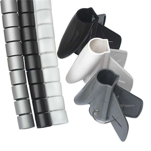 Protector de cable eléctrico en <span class=keywords><strong>espiral</strong></span> de PE de China, organizador de <span class=keywords><strong>cables</strong></span>, envoltura de Cable en <span class=keywords><strong>espiral</strong></span>, Kit DE GESTIÓN DE Cable transparente - Product Image 5