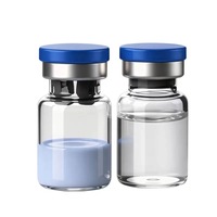 Flacon en verre transparent pour injection pharmaceutique de peptides, 2 ml, 3 ml, 5 ml, 7 ml, 10 ml, pour cosmétiques