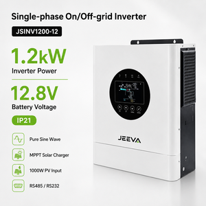 Onduleur solaire hybride 12V 1,2 kW avec chargeur 1000W MPPT à onde sinusoïdale pure pour la maison, les petites entreprises et les usines - Product Image 1