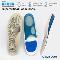 Semelles en mousse EVA super critique KS |   Semelles orthopédiques personnalisées OEM/ODM durables anti-fatigue avec soutien de la voûte plantaire pour la course à pied longue distance