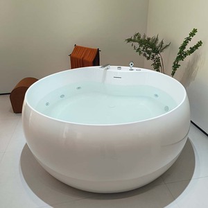 Bañera de <span class=keywords><strong>Hidromasaje</strong></span> Redonda de Acrílico de Lujo Gurgle <span class=keywords><strong>para</strong></span> Interiores, <span class=keywords><strong>Spa</strong></span> con Chorros de <span class=keywords><strong>Hidromasaje</strong></span> <span class=keywords><strong>para</strong></span> Proyectos Hoteleros - Product Image 1