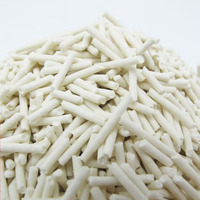 Sable pour chat personnalisé, écologique, à absorption élevée, agglomérant rapidement, biodégradable, sans poussière, de qualité alimentaire, à base de soja et de maïs
