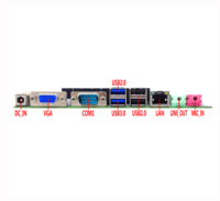 Motherboard Thin-ITX Tanpa Kipas ELSKY 2025 Hot Sale Dual EDP LVDS J1800 J1900 untuk Terminal POS Pintar Layar Sentuh All in One PC