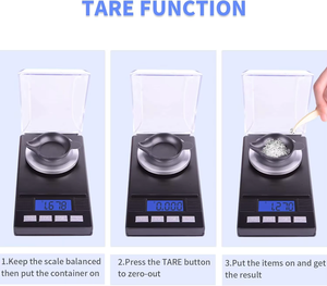 Цифровые карманные весы с ЖК-дисплеем 0,001 г точность 100 г/50 г/20 г/10 г емкость на заказ, OEM ODM поддерживается для ювелирных изделий, лекарственных трав, лабораторное использование - Product Image 2