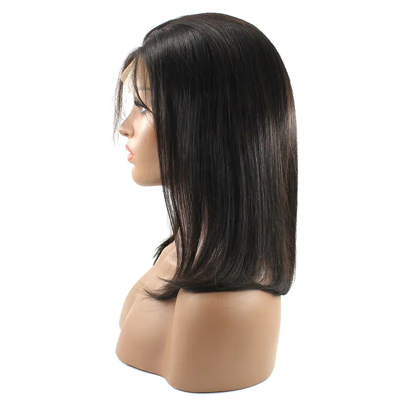 2022 Cheap Price Wholesale Short Length Bob Lace Frontal Wigs Virgin Peruvian Human Virgin Hair Bob Wigs For Black Women