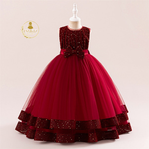 FSMKTZ <span class=keywords><strong>Vestido</strong></span> largo <span class=keywords><strong>de</strong></span> princesa con lentejuelas <span class=keywords><strong>para</strong></span> niñas <span class=keywords><strong>adolescentes</strong></span> y niños <span class=keywords><strong>para</strong></span> <span class=keywords><strong>vestido</strong></span> <span class=keywords><strong>de</strong></span> fiesta niña <span class=keywords><strong>de</strong></span> las flores - Product Image 1