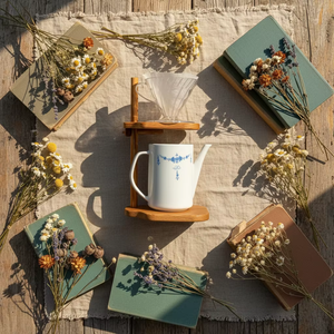 ที่วางดริปเปอร์กาแฟไม้ทำมือ ทรงสี่เหลี่ยมทันสมัย พกพาสะดวก ใช้สำหรับเครื่องชงกาแฟแบบ Pour Over สามารถเคลื่อนย้ายและถอดประกอบได้ ใช้ซ้ำได้ สไตล์เรียบง่าย - Product Image 4