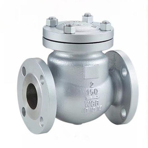 H44W-150lb nhiệt dầu Ống Swing loại <span class=keywords><strong>cf8</strong></span> nhiệt độ cực thấp tiêu chuẩn Mỹ 304 thép không gỉ kiểm tra kiểm soát van - Product Image 1