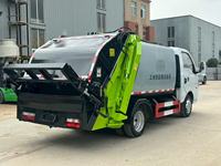 Camion à ordures Dongfeng 5CBM, nouveau véhicule de collecte des déchets, camion léger pour l'élimination des déchets