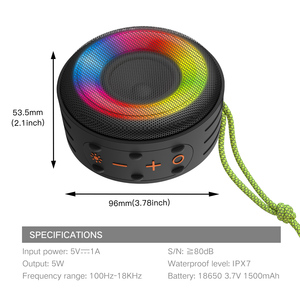 Altavoz Bluetooth para Exteriores JL V5.2, Reproductor de Música Estéreo para Deportes y Fiestas, Altavoz Impermeable - Product Image 5