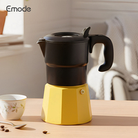 Cafetière Emode au design unique en forme de diamant, en aluminium, résistante à la chaleur, pour la cuisine