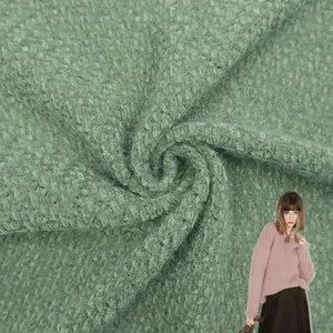 Factory fabrics Wholesale supply custom polyester nylon chenille knit soft microfiber chenille fabric for garment