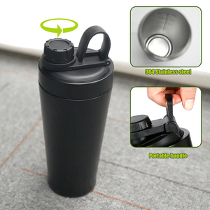 Bouteille d'eau de sport grande capacité en plastique légère écologique portable avec paille et message motivant - Product Image 4