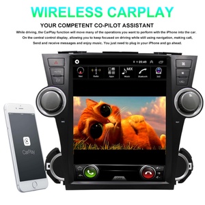 Pantalla Tesla GPS Multimedia para Toyota Highlander 2007-2013, Carplay, Android 13, Reproductor de Radio, Sistemas de Navegación GPS, Estéreo 4G - Product Image 6