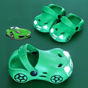 Enfants Carton voiture roue LED pantoufles EVA été antidérapant mignon garçons et filles sandales bébé extérieur pantoufle - Product Image 6