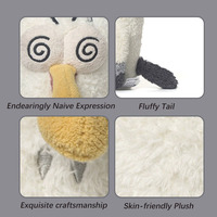 Juguete de Peluche de Pájaro con Ojos en Espiral, Certificado por ASTM, Aspecto Confuso, Suave, Agradable al Tacto, Estético, Creativo, Regalo