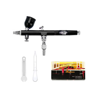 Aérographe AR180 0,3-0,5 mm à double action, alimentation par gravité, vitesse réglable, pour peinture artistique et modélisme - Product Image 1