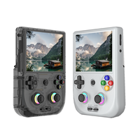 Consola de Juegos Portátil ANBERNIC RG406V con Android 13, Conexión Inalámbrica WIFI, Pantalla Táctil IPS de 4 Pulgadas y 960x720, 128 GB de Juegos Integrados