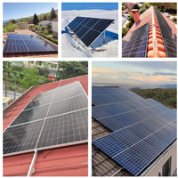 Système d'énergie solaire pour toute la maison 5000W 6kW, kit complet, panneaux monocristallins MPPT, batterie au plomb-acide, utilisation domestique 24 heures, Huayang