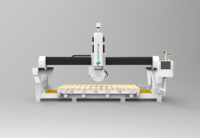Scie à pont CNC infrarouge 5+1 axes, découpeuse de pierre haute précision pour dalles de marbre, granit et quartz
