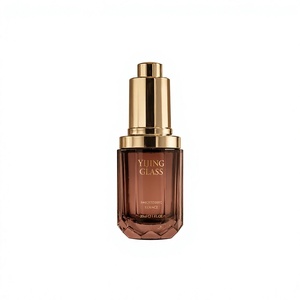 Flacon de sérum pour soins de la peau en verre de <span class=keywords><strong>luxe</strong></span> 30 ml avec compte-gouttes pour l'emballage d'huiles essentielles, pulvérisation, couleur personnalisée, logo OEM ODM - Product Image 2