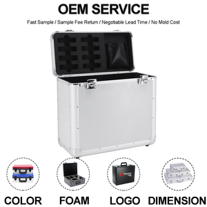 Tùy chỉnh kích thước và chống sốc bọt nội thất du lịch di động giao thông vận tải trường hợp nhôm rượu vang Mang trường hợp - Product Image 2