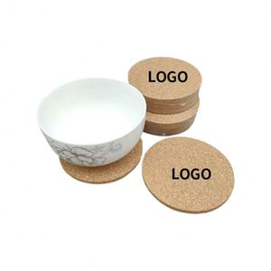 Square Round Cork <b>Coasters</b> Wholesale Custom Heat-resistant Non-slip <b>Table</b> Mat - Product Image 3