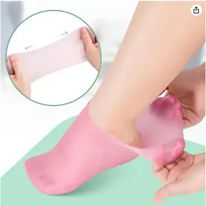 Calcetines de Silicona para el Cuidado de los Pies, Calcetines de Gel Hidratantes Anti-Grietas, Eliminan la Piel Muerta Agrietada, Protector, Alivio del Dolor, Herramientas de Pedicura - Product Image 5
