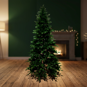 Sapin de Noël Artificiel en PE/PVC, Style Traditionnel, Durable, Réaliste, Écologique, Pliable, Grand Modèle 180cm, Sans Lumières - Product Image 3