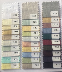 Textil de mezcla de lino de arce orgánico de primera calidad para productos ligeros de decoración del hogar de verano-Cortinas Cojines Vestidos Camisas - Product Image 1