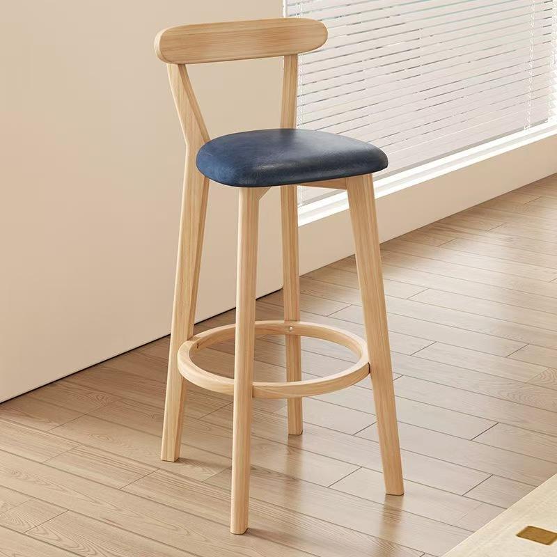 Deep blue + wooden color frame