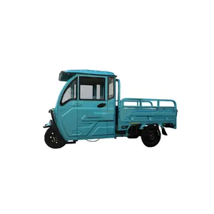 China Factory Supply Batteries Powered Electric Tricycle Adult Three - Wheeled Goods Electric Tricycle