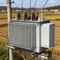 Transformador de Distribución Trifásico Sumergido en Aceite de 50 KVA 100 KVA 11KV 400V, Precio de Fábrica en China