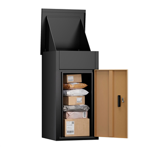 Buzón de Paquetería Metálico con Cerradura para Exteriores, Buzón de Entrega de Paquetes para el Hogar, Recibidor Seguro de <span class=keywords><strong>Correo</strong></span> y Paquetes - Product Image 3