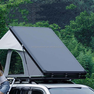 Compact Hard Rooftop Tent for <b>Small</b> Cars Lightweight Aluminum Cover Double Layer 3000mm Waterproofing CE Standard Model - Product Image 6