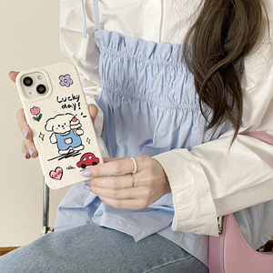 เคสโทรศัพท์ TPU ลายข้าวสาลีย่อยสลายได้เป็นมิตรกับสิ่งแวดล้อมสำหรับ <span class=keywords><strong>iPhone</strong></span> 16 13 Pro 11 Pro XS XR MAX 8 7 <span class=keywords><strong>SE</strong></span> <span class=keywords><strong>Rose</strong></span> Soft back หรูหรากันกระแทก - Product Image 3