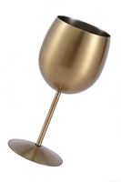 Gobelet en métal moderne et durable de qualité supérieure, 530 ml, coupe à vin, 2 pièces, verres à vin rouge en acier inoxydable avec boîte