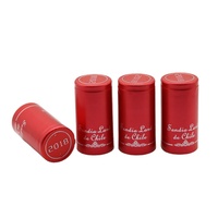 Capsules personnalisées de luxe en feuille d'étain imprimée rétractables en polylam pour gin, rhum, tequila, spiritueux, liqueur, whisky