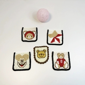 Accessoire de bricolage pour vêtements : Patch en tissu toile brodé à motif floral, en <span class=keywords><strong>maille</strong></span> filet, à capuche, cousu à <span class=keywords><strong>la</strong></span> main, de type poche, pour enfants, pour pulls - Product Image 1