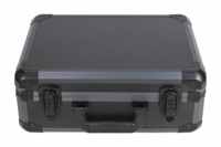 Mallette à outils en aluminium noire de haute qualité avec stockage de transport portable en mousse Pick & Pluck boîte personnalisée