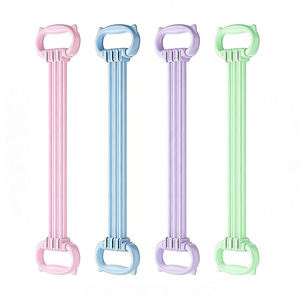 Équipement de fitness à domicile pour femmes, ceinture de yoga, corde de tension réglable en TPE/Nylon, <span class=keywords><strong>exercice</strong></span> de résistance pour le dos ouvert, 20 lb - Product Image 1