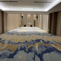 Tapis de luxe pour chambre d'hôtel, hall et salle de banquet, 80% laine, 20% nylon, tapis mural pour hôtel